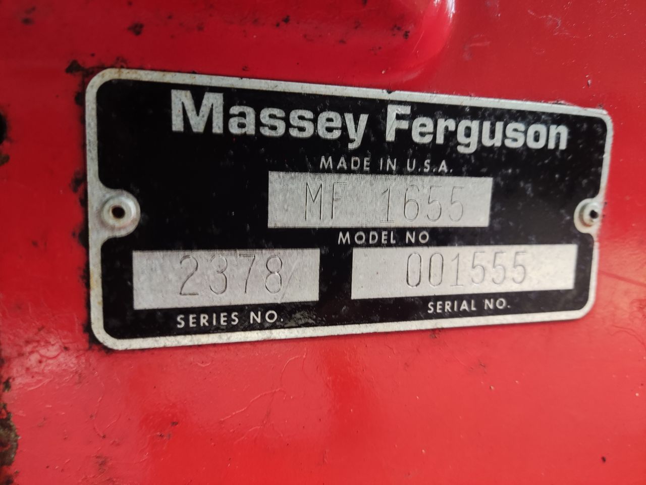 Massey Ferguson minitractor (type 1655, diesel, maaidek)