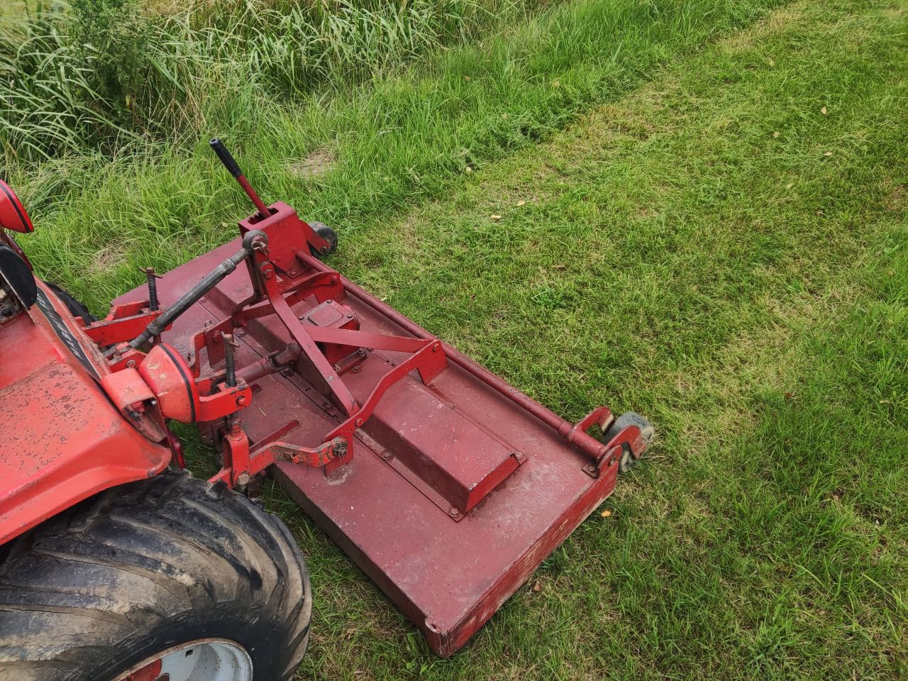 Massey Ferguson minitractor (type 1655, diesel, maaidek)