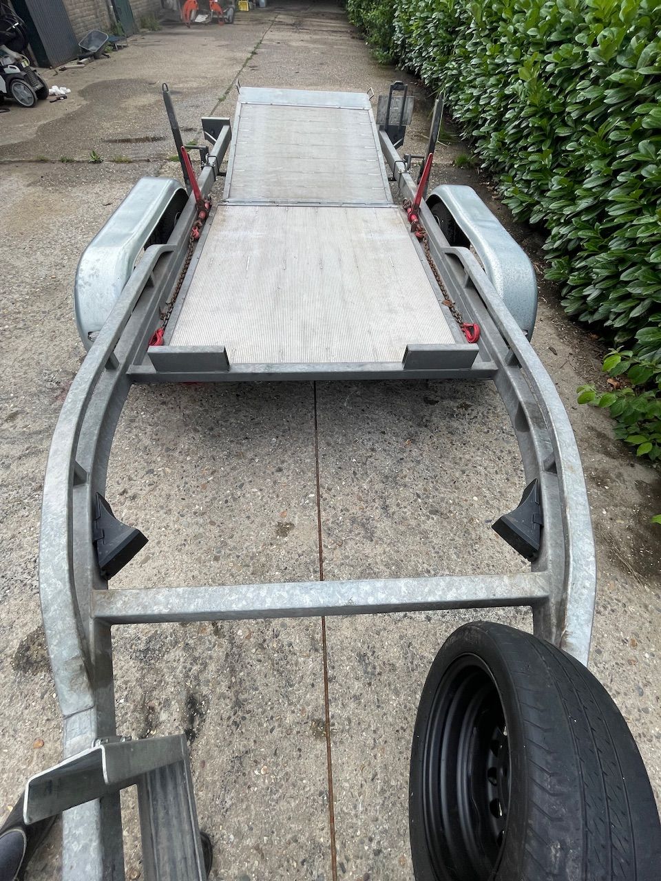Weijer WPH-S 3500 machinetrailer hoogwerkertrailer aanhangwagen