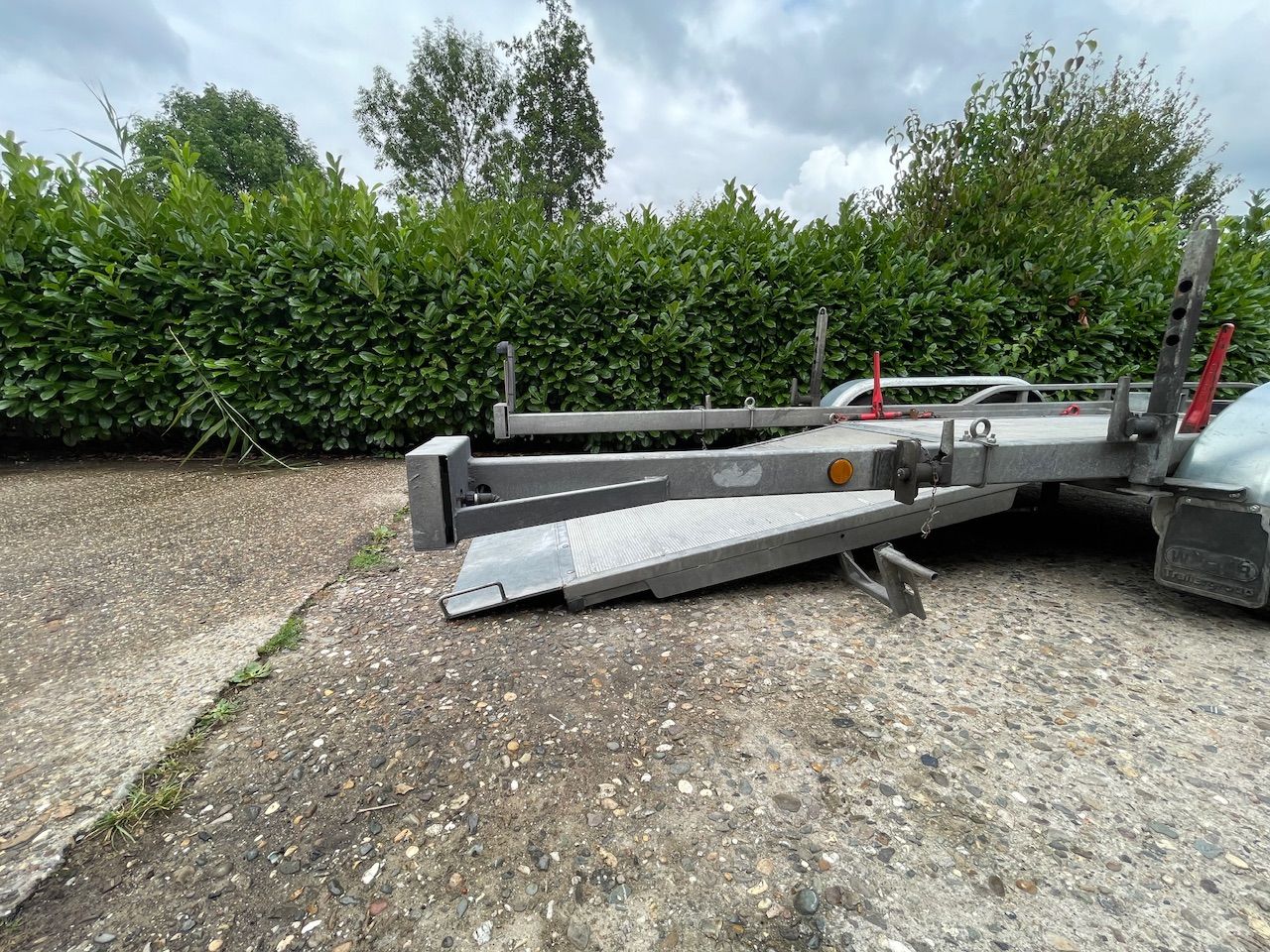 Weijer WPH-S 3500 machinetrailer hoogwerkertrailer aanhangwagen