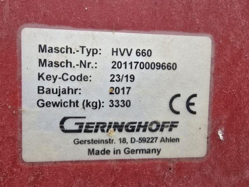 Geringhoff Harvest Star Vario