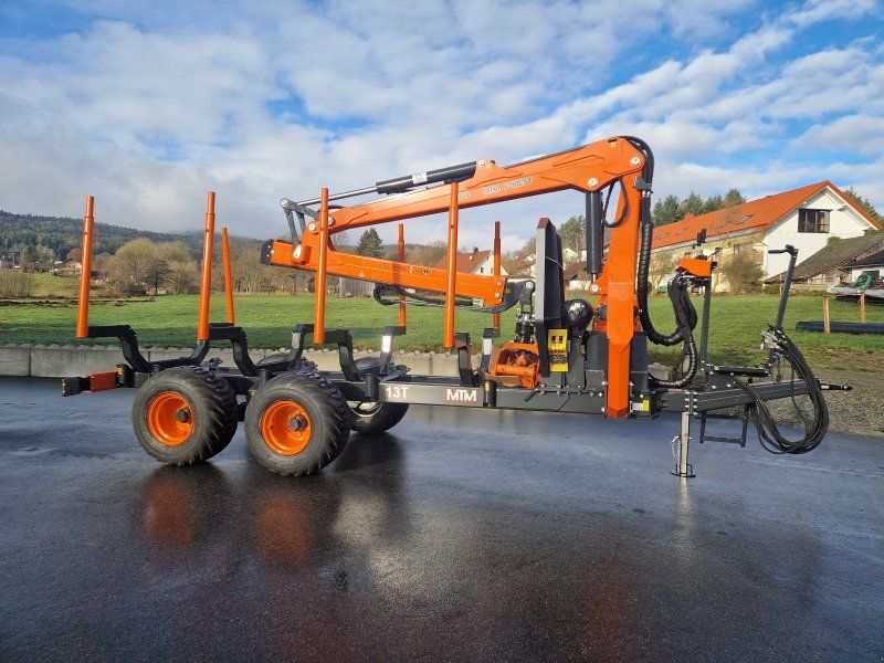 MTM 13T 13to 8,10m Kran Forwarder Rungen Druckluft Dpelrohrrahmen