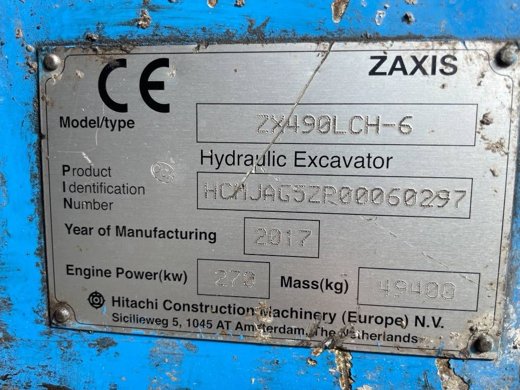 Hitachi Zaxis 490 LCH-6