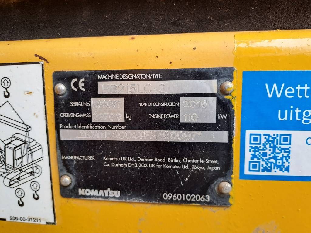 Komatsu HB215LC-2
