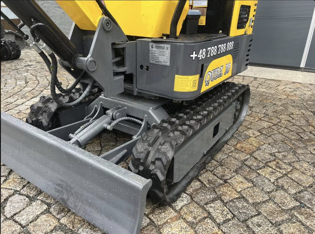 Minigraver Kingway Quba10 Diesel | Duim Gratis | Knikarm
