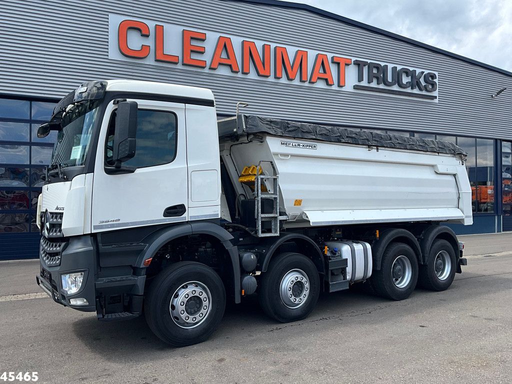 Mercedes-Benz Arocs 3248 8x4 Euro 6 Meiller Kipper 16m³ Just 110.387 km!