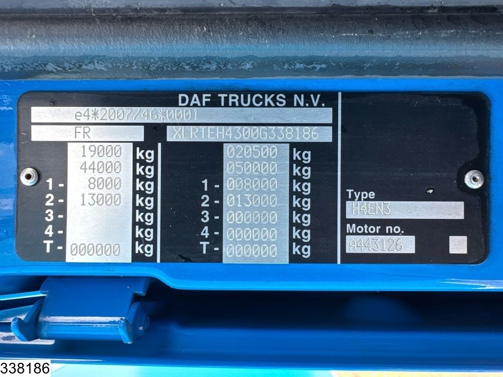 DAF XF 480 EURO 6, Standairco