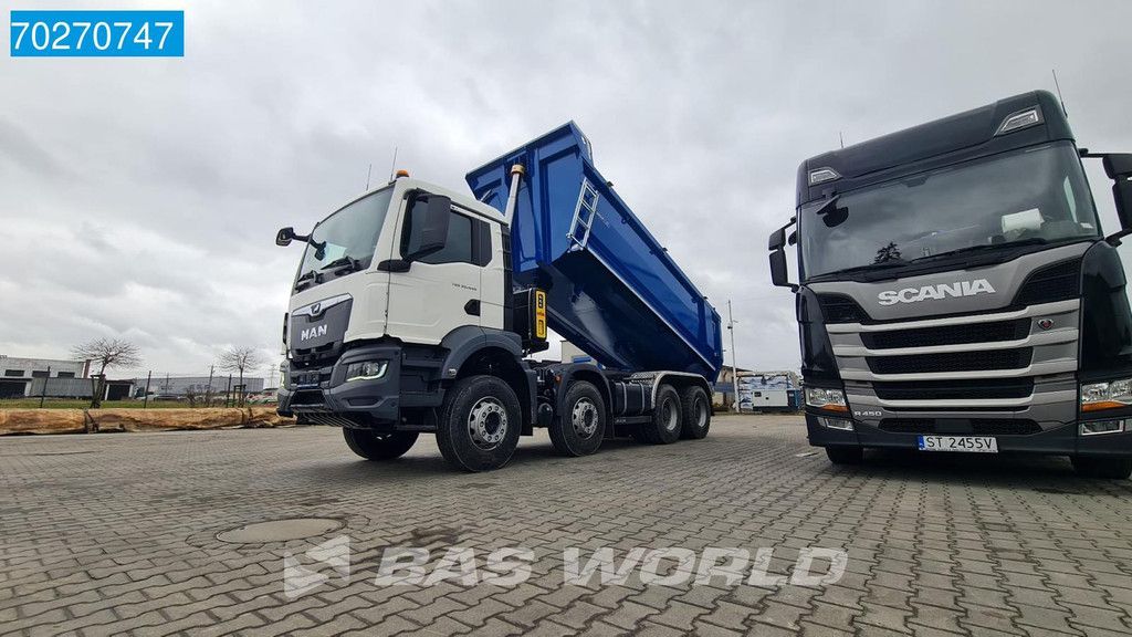 MAN TGS 35.440 8X4 18m3 tipper Hardox 450 Manual Steelsuspension Euro 6