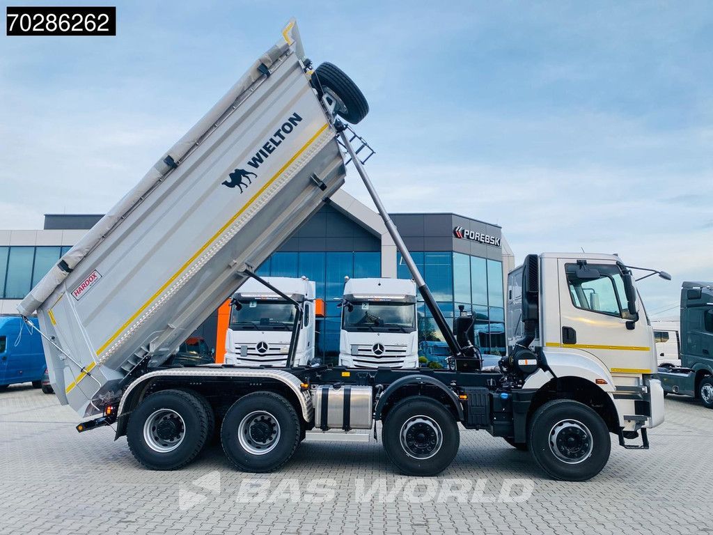 Ford F-Line 4145 8X4 NEW! 18m3 Wielton Tipper Steelsuspension Automatic Navi Euro 6