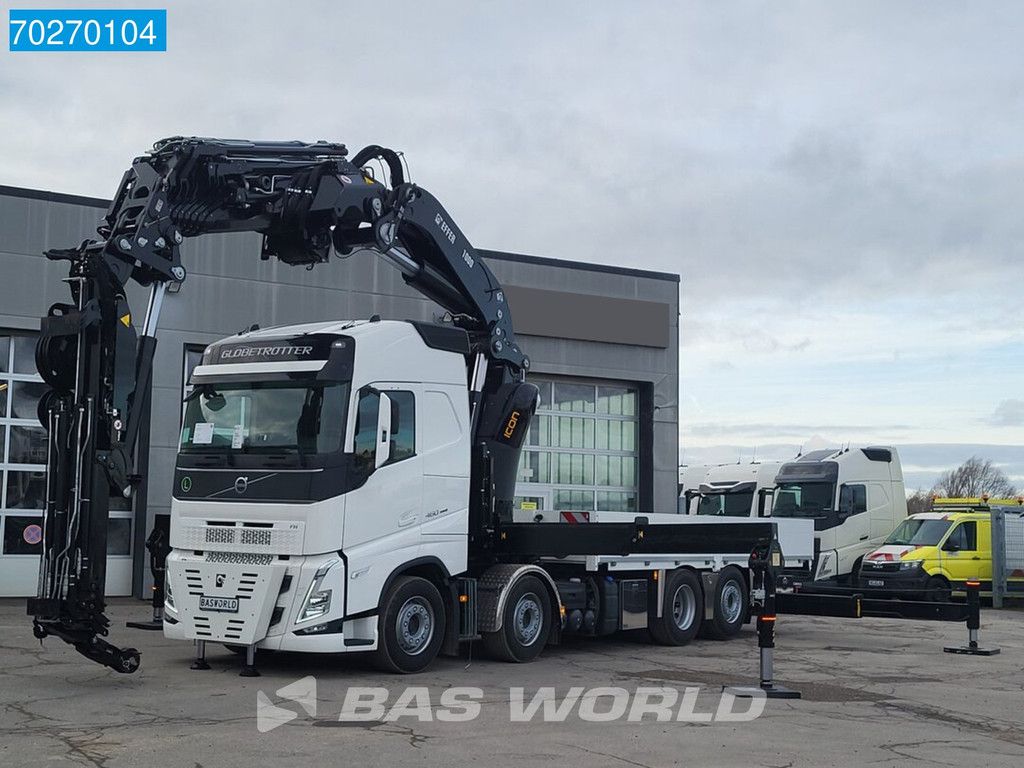 Volvo FH 460 8X2 Effer 1000 9S + 6S Kran + Fly-Jib Liftachse VEB+ Euro 6