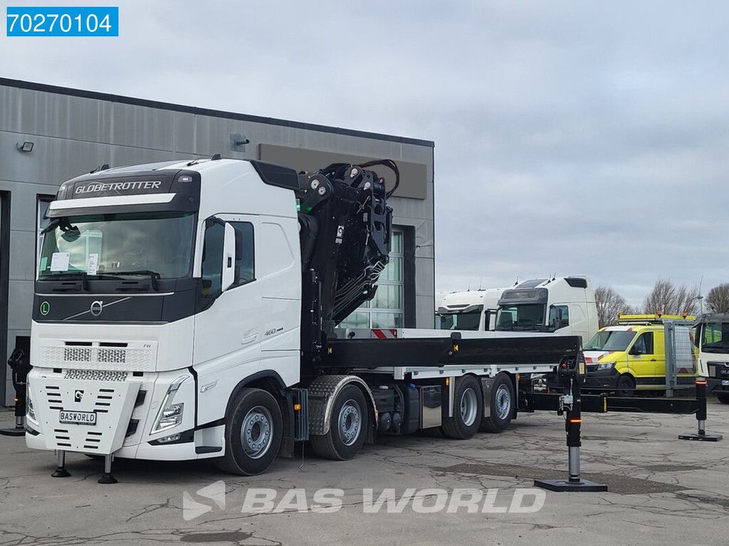 Volvo FH 460 8X2 Effer 1000 9S + 6S Kran + Fly-Jib Liftachse VEB+ Euro 6