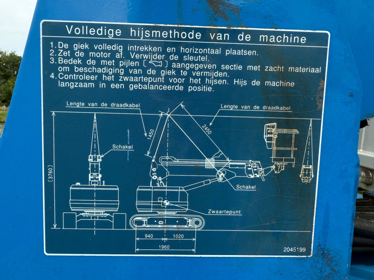 Hitachi rupshoogwerker Type HX 99B-02 Bouwjaar 2010