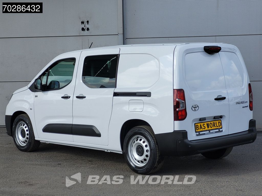 Toyota ProAce City 136pk Elektrisch 50kWh Long 2x Schuifdeur WLTP 275km LED Airco CarPlay Camera Parkeersensoren 3m3 Klima Tempomat