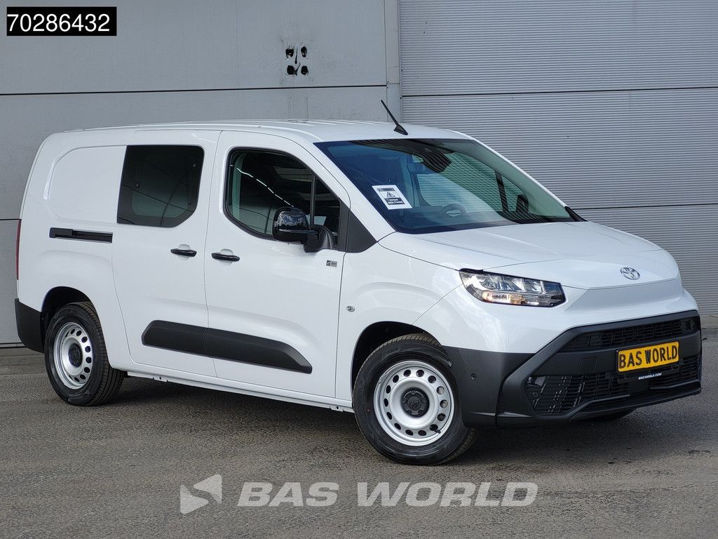 Toyota ProAce City 136pk Elektrisch 50kWh Long 2x Schuifdeur WLTP 275km LED Airco CarPlay Camera Parkeersensoren 3m3 Klima Tempomat