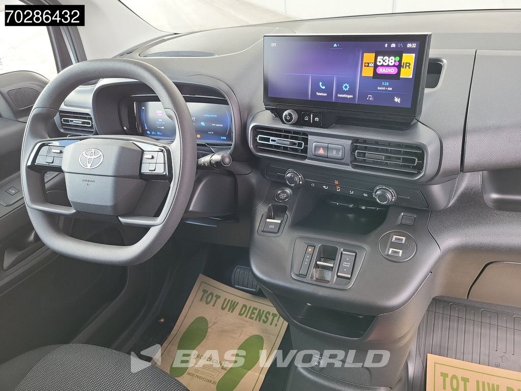 Toyota ProAce City 136pk Elektrisch 50kWh Long 2x Schuifdeur WLTP 275km LED Airco CarPlay Camera Parkeersensoren 3m3 Klima Tempomat