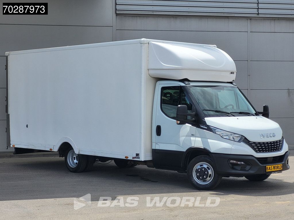 Iveco 35C14 Automaat Luchtvering 530cm lang! Verkoopwagen Bakwagen Airco Cruise Camera Euro6 Meubelbak Plancher Foodtruck Paardenwagen 30m3 A/C Cruise control