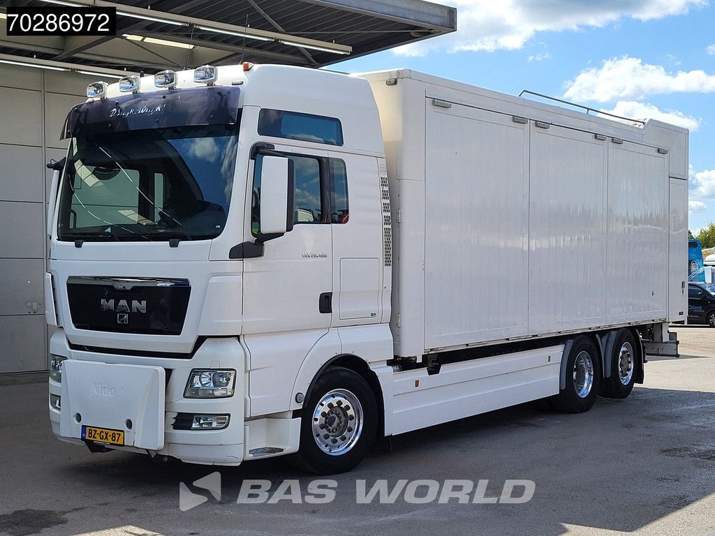 MAN TGX TGX 26.480 6X2 NL-Truck BDF HorseTransport Lift+steering axle Standklima Automatic Xenon Alcoa´s Euro 5