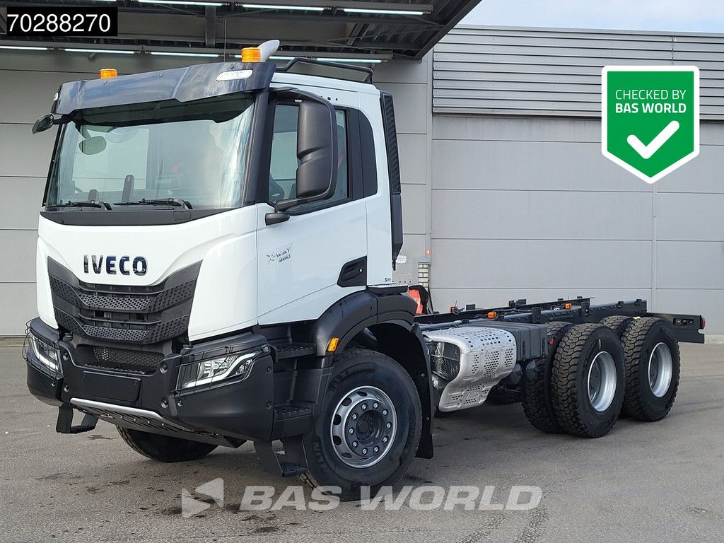 Iveco X-Way 460 6X4 NEW chassis Retarder Big-Axle Full Steel Navi Euro 6