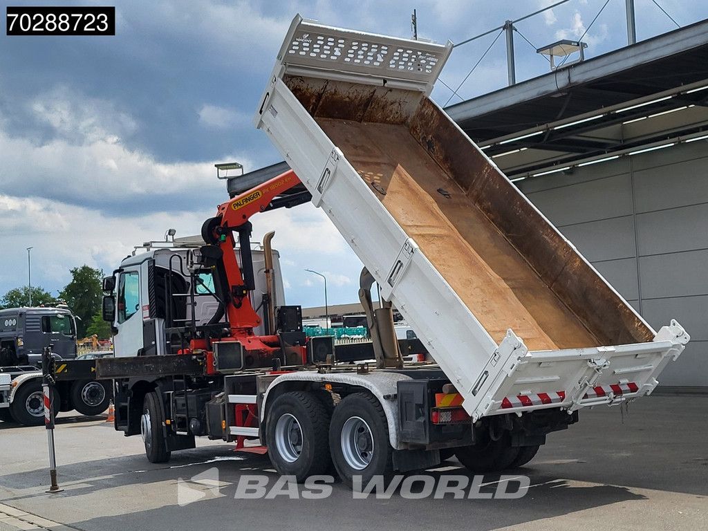 Renault C 380 6X4 Palfinger PK18002-EH-B Crane Kran 8m3 Tipper Big-Axle Euro 6