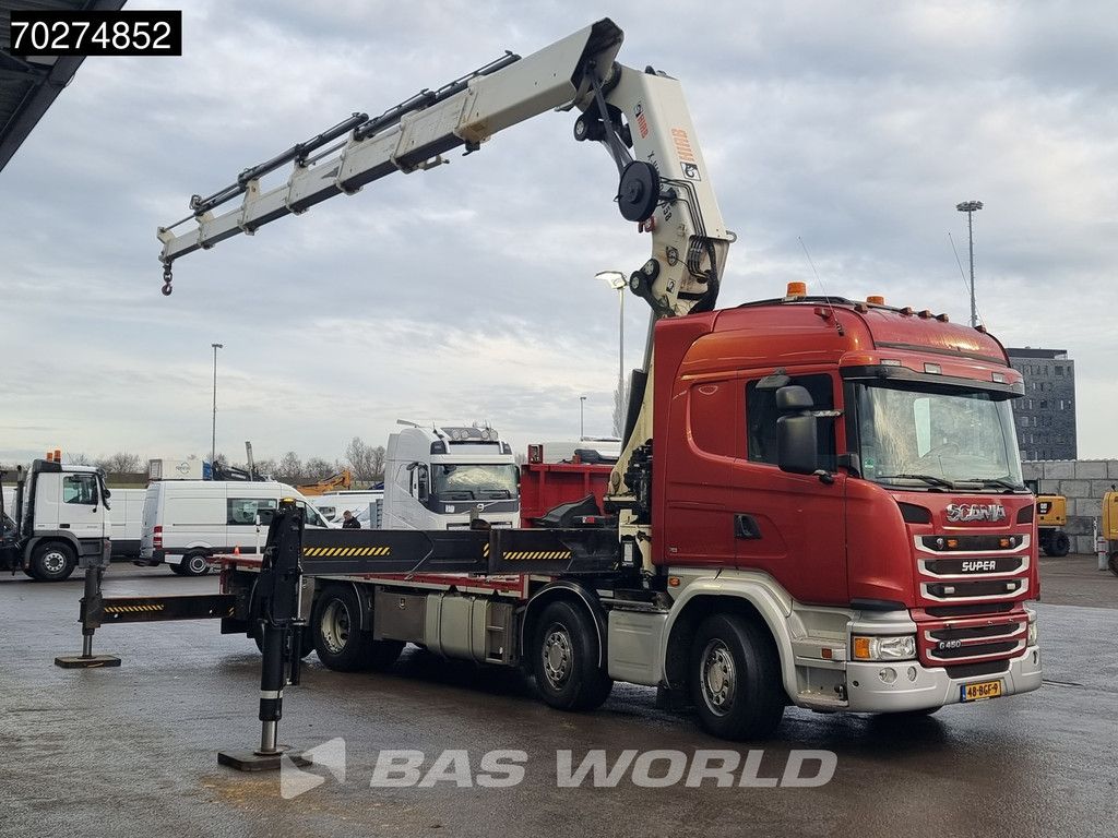Scania G450 8X2 NL-Truck Hiab X-HIPRO 1058EP-6 Kran Front stab Retarder Euro 6