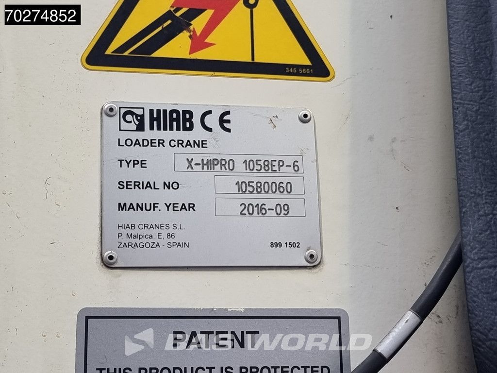 Scania G450 8X2 NL-Truck Hiab X-HIPRO 1058EP-6 Kran Front stab Retarder Euro 6