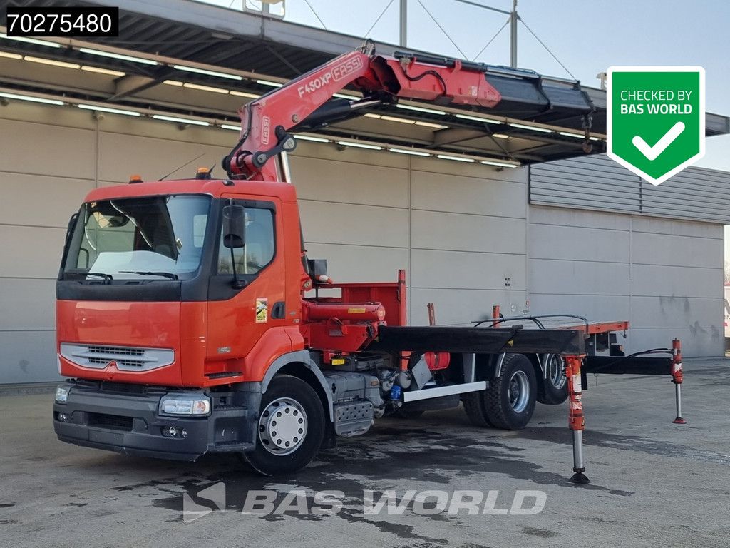 Renault Premium 420 6X2 Fassi F450AXP.22 Kran Crane Lift-axle Manual Euro 3
