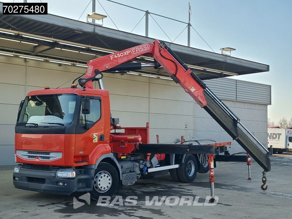 Renault Premium 420 6X2 Fassi F450AXP.22 Kran Crane Lift-axle Manual Euro 3