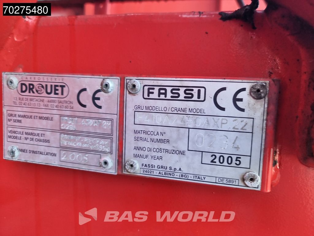 Renault Premium 420 6X2 Fassi F450AXP.22 Kran Crane Lift-axle Manual Euro 3