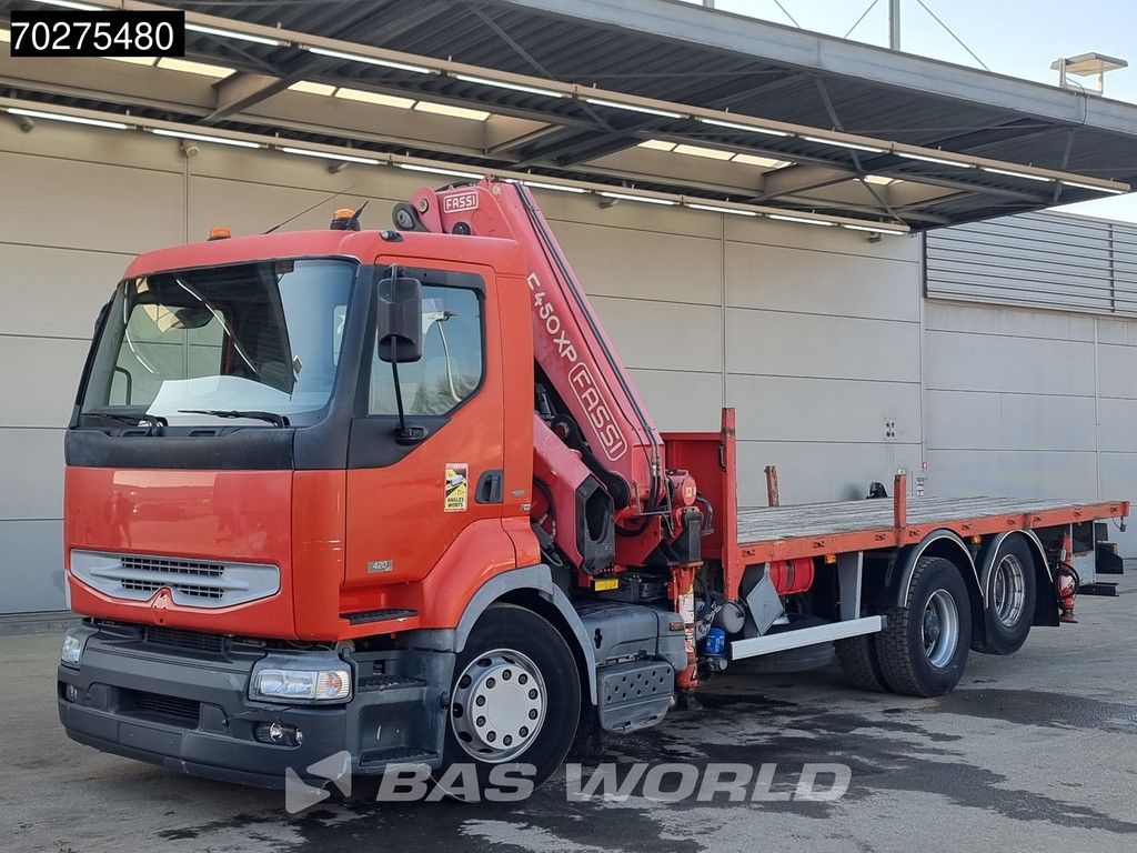 Renault Premium 420 6X2 Fassi F450AXP.22 Kran Crane Lift-axle Manual Euro 3