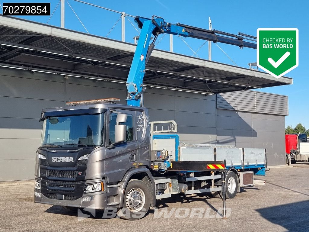 Scania P280 4X2 HMF 1420K-RC Kran Crane Automatic Euro 6