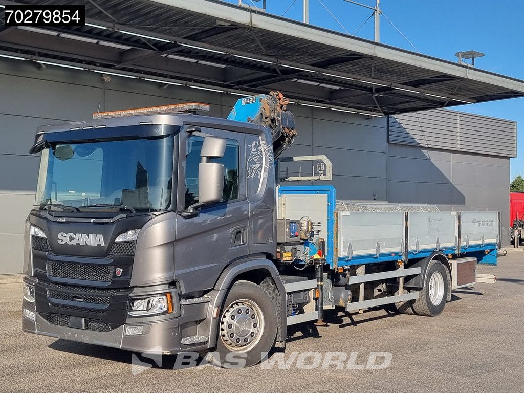 Scania P280 4X2 HMF 1420K-RC Kran Crane Automatic Euro 6
