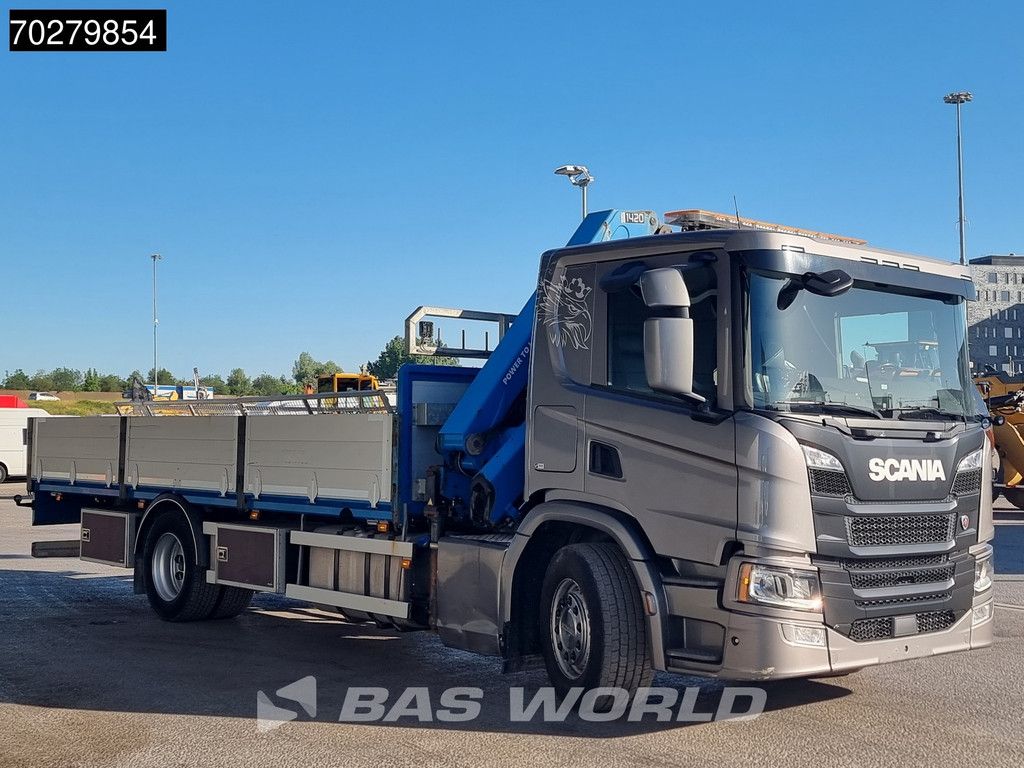 Scania P280 4X2 HMF 1420K-RC Kran Crane Automatic Euro 6
