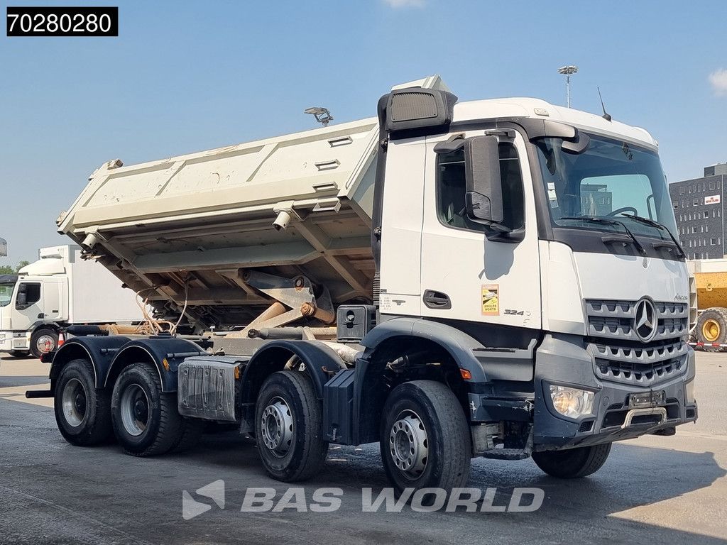 Mercedes Arocs 3240 8X4 12m3 2-way Tipper Automatic Steel suspension Euro 6