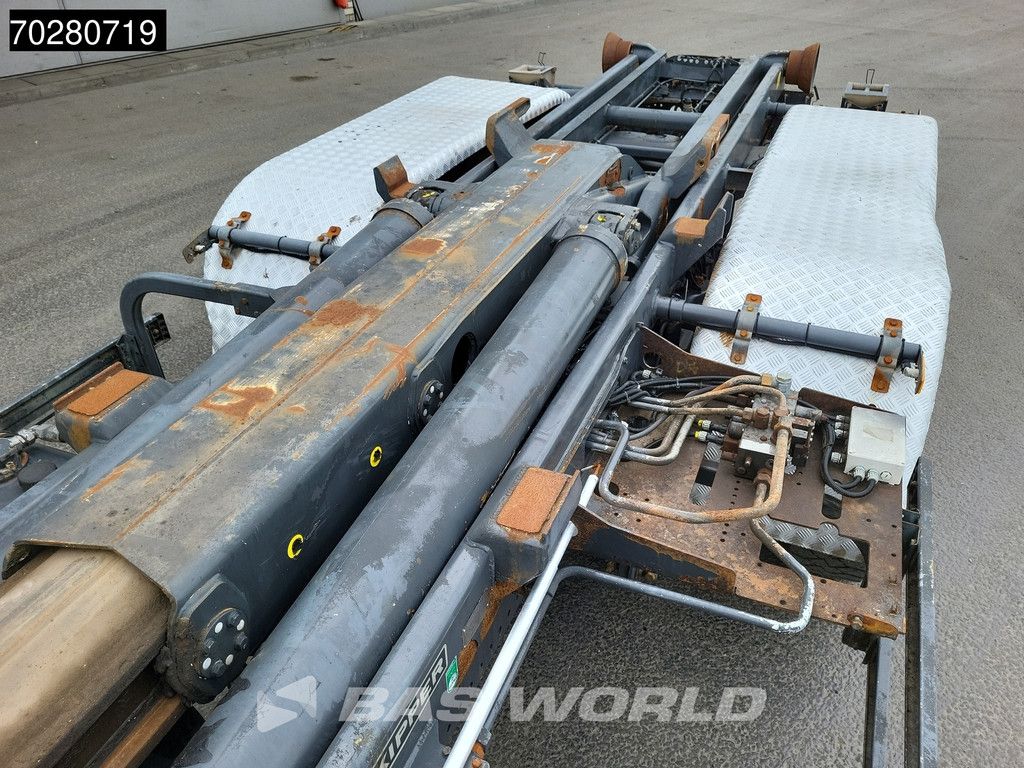 Mercedes Axor 2543 6X2 Meiller RK 20.70 hooklift Manual Retarder Liftachse Euro 5