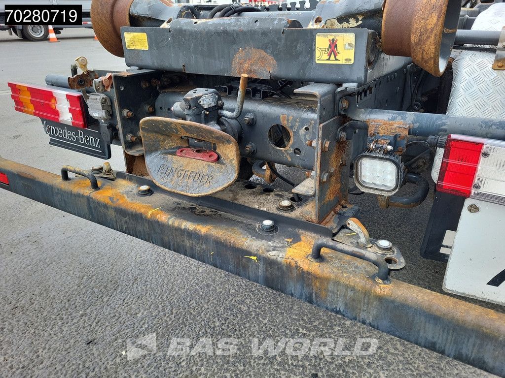 Mercedes Axor 2543 6X2 Meiller RK 20.70 hooklift Manual Retarder Liftachse Euro 5