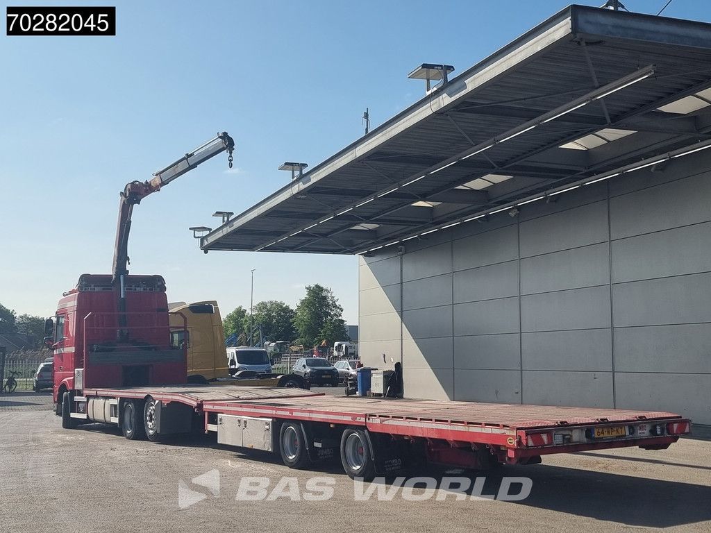 DAF XF 440 6X2 NL-Truck Transporter HMF 900-K2 Kran Winch Lift-Lenkachse Euro 6