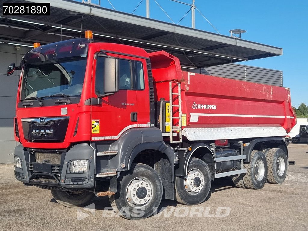 MAN TGS 41.480 8X8 8x8 Big-Axle Steelsuspension 20m3 Tipper Euro 6