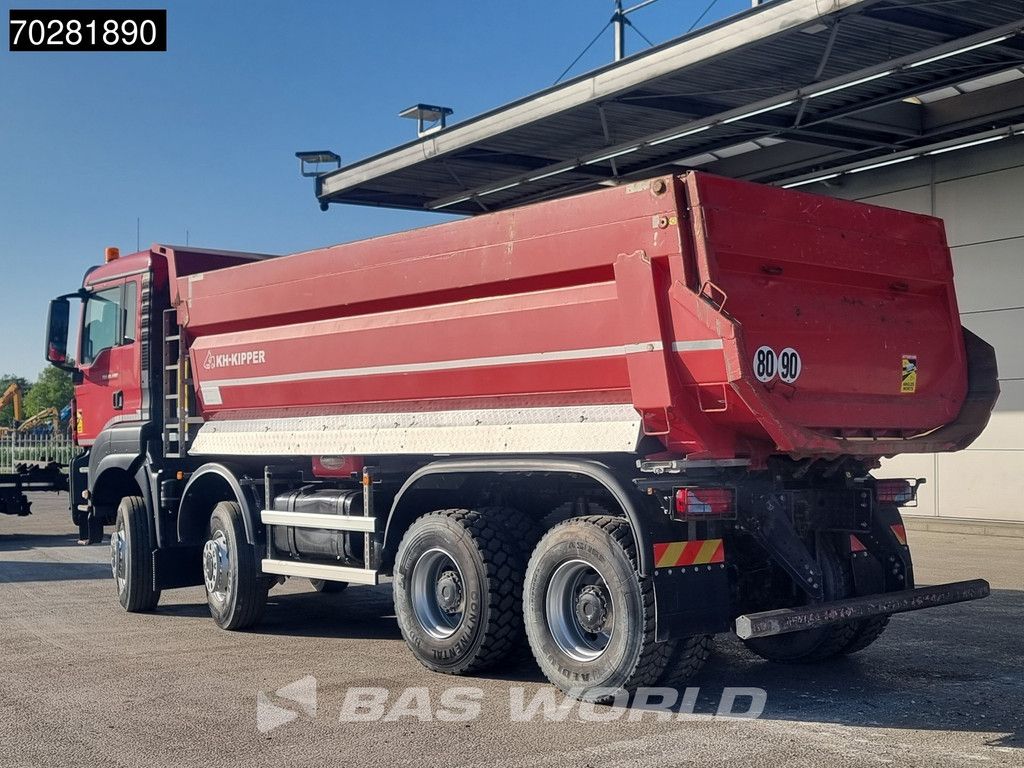MAN TGS 41.480 8X8 8x8 Big-Axle Steelsuspension 20m3 Tipper Euro 6