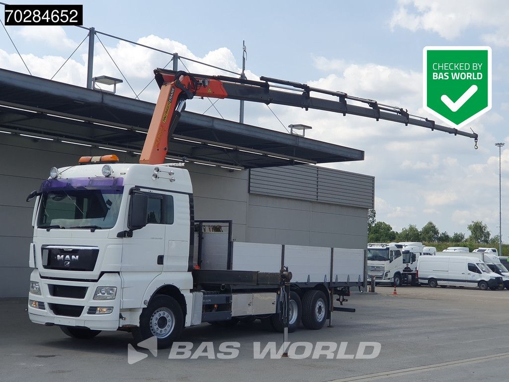 MAN TGX TGX 26.480 6X2 Palfinger PK29002 Kran Crane 8 ext 2.5T winch Retarder Manual Euro 4