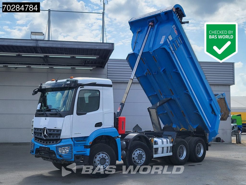 Mercedes Arocs 3243 8X4 16m3 tipper Big-Axle Steelsuspension Automatic Navi Euro 6