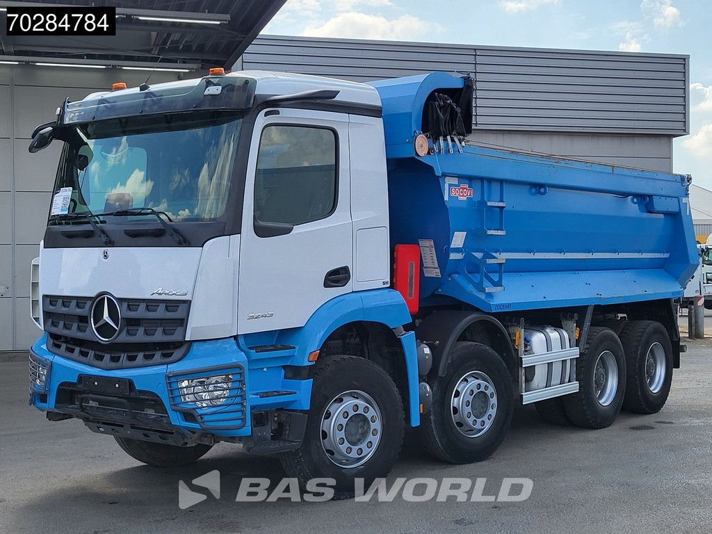 Mercedes Arocs 3243 8X4 16m3 tipper Big-Axle Steelsuspension Automatic Navi Euro 6