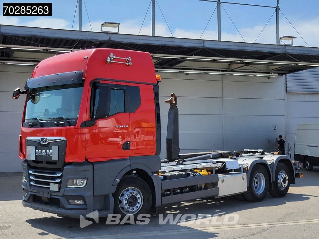 MAN TGX TGX 26.470 6X2 21 Tonnes VDL hooklift Retarder Lift+Lenkachse ACC Navi Euro 6