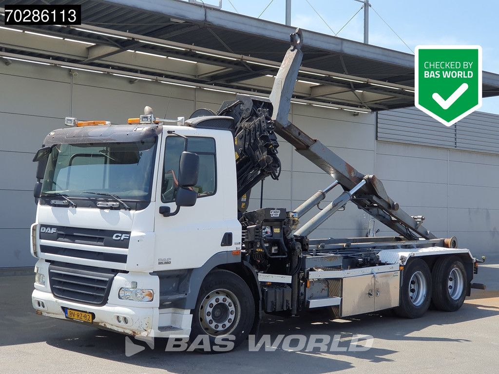 DAF CF CF85.360 6X2 NL-Truck Hiab 211 EP-4 HIDUO Crane + Hooklift Liftachse Euro 5