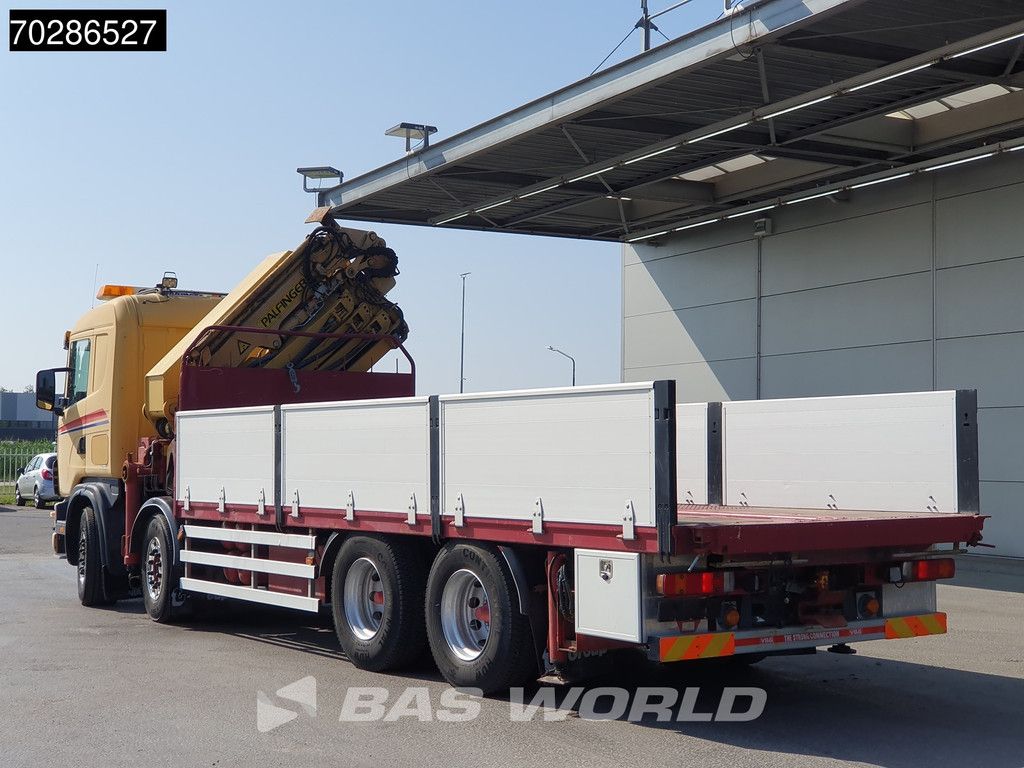 Scania 124G 470 8X4 Palfinger PK45000 C4 Crane Kran Fly-Jib Manual Steering Axle Euro 3