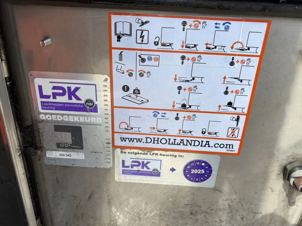 Van Hool 3AS Gegalvaniseerd Schuifzeilen/Schuifdak 2X Liftas 2.000KG Laadklep APK 05/2026!