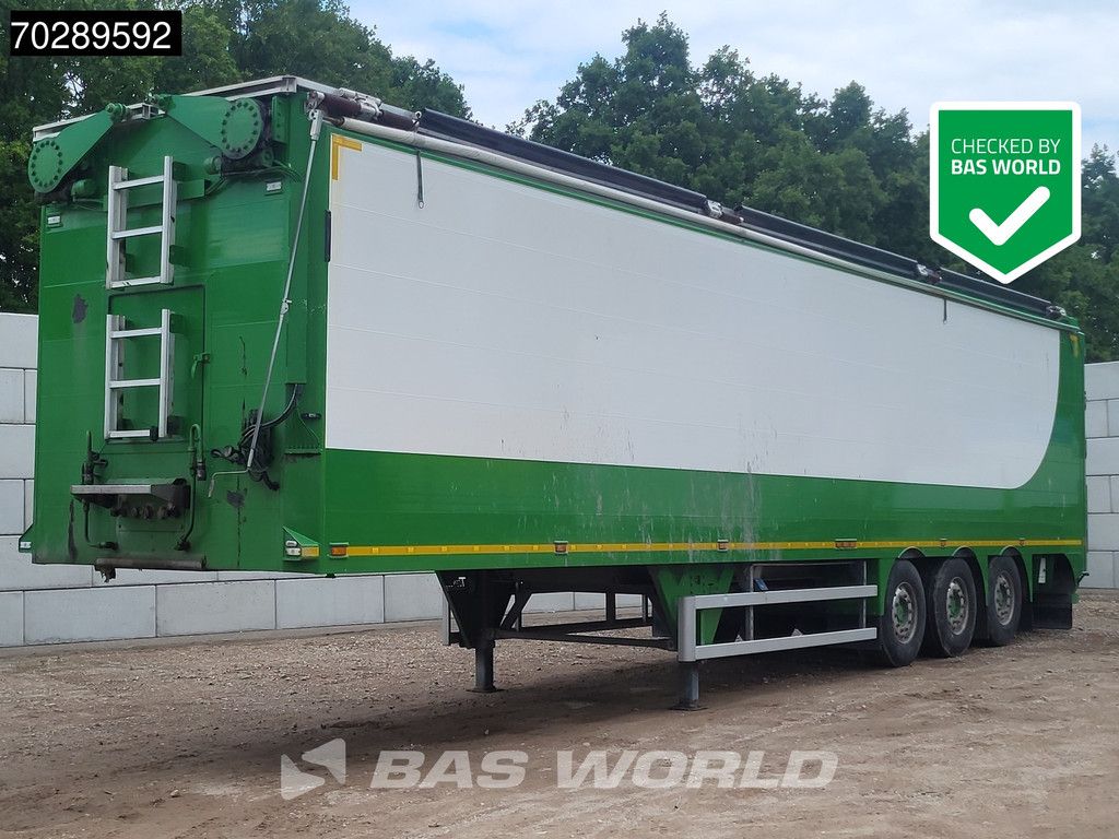 TITAN Semi trailer 6mm Liftachse 86m3 Hydraulische covering systeem Wabco Smartboard