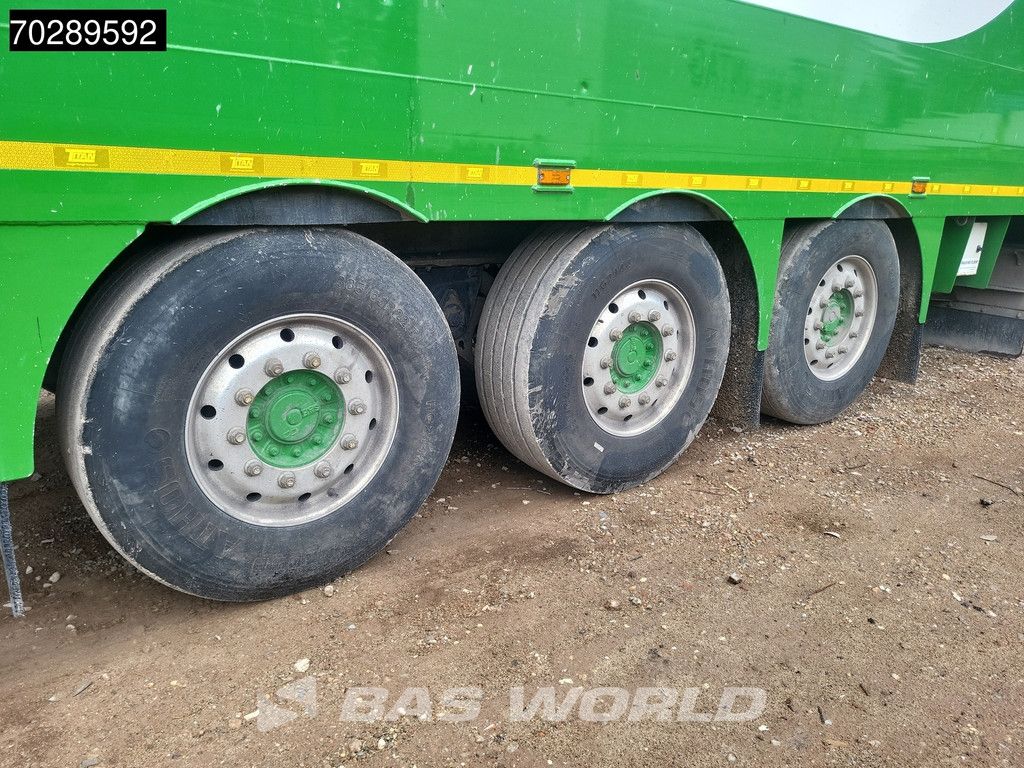 TITAN Semi trailer 6mm Liftachse 86m3 Hydraulische covering systeem Wabco Smartboard