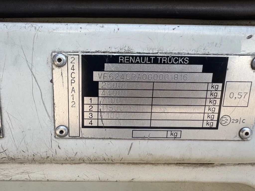 Renault Premium 450 6X2 Jumbo 730CM Rollenbett/Aircargo/Luftfracht AHK 608.603KM