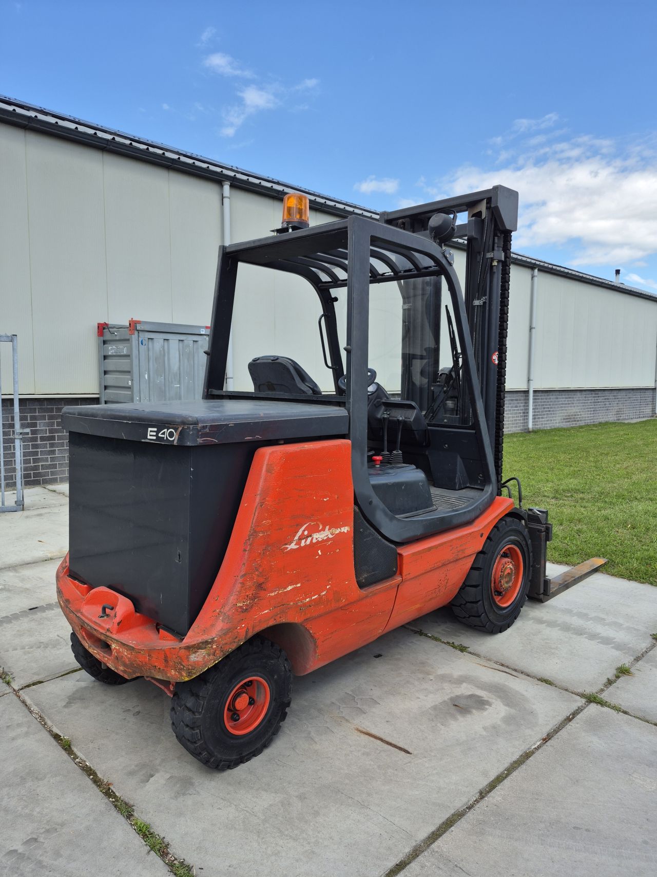 Linde E40P triplex sideshift, accu 2022 c5 getest 100%