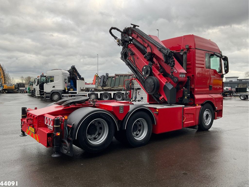 Man TGX 28.510 HMF 50 Tonmeter laadkraan + Fly-Jib